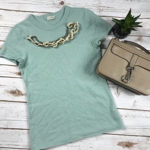 J. Crew 100% Cashmere Mint Sweater